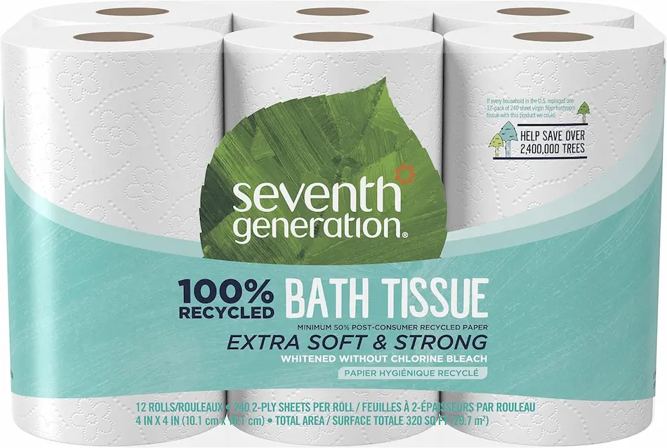 Seventh Generation Toilet Paper Recycled Bath 