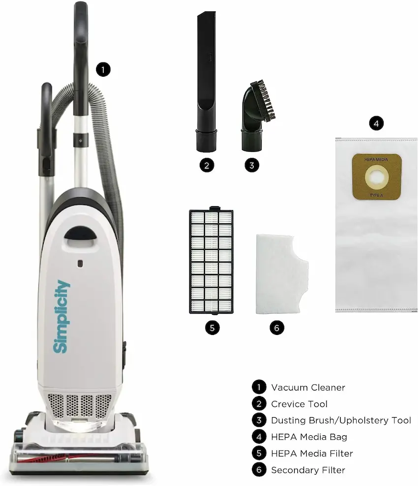 Simplicity Vacuum Cleaners Allergy